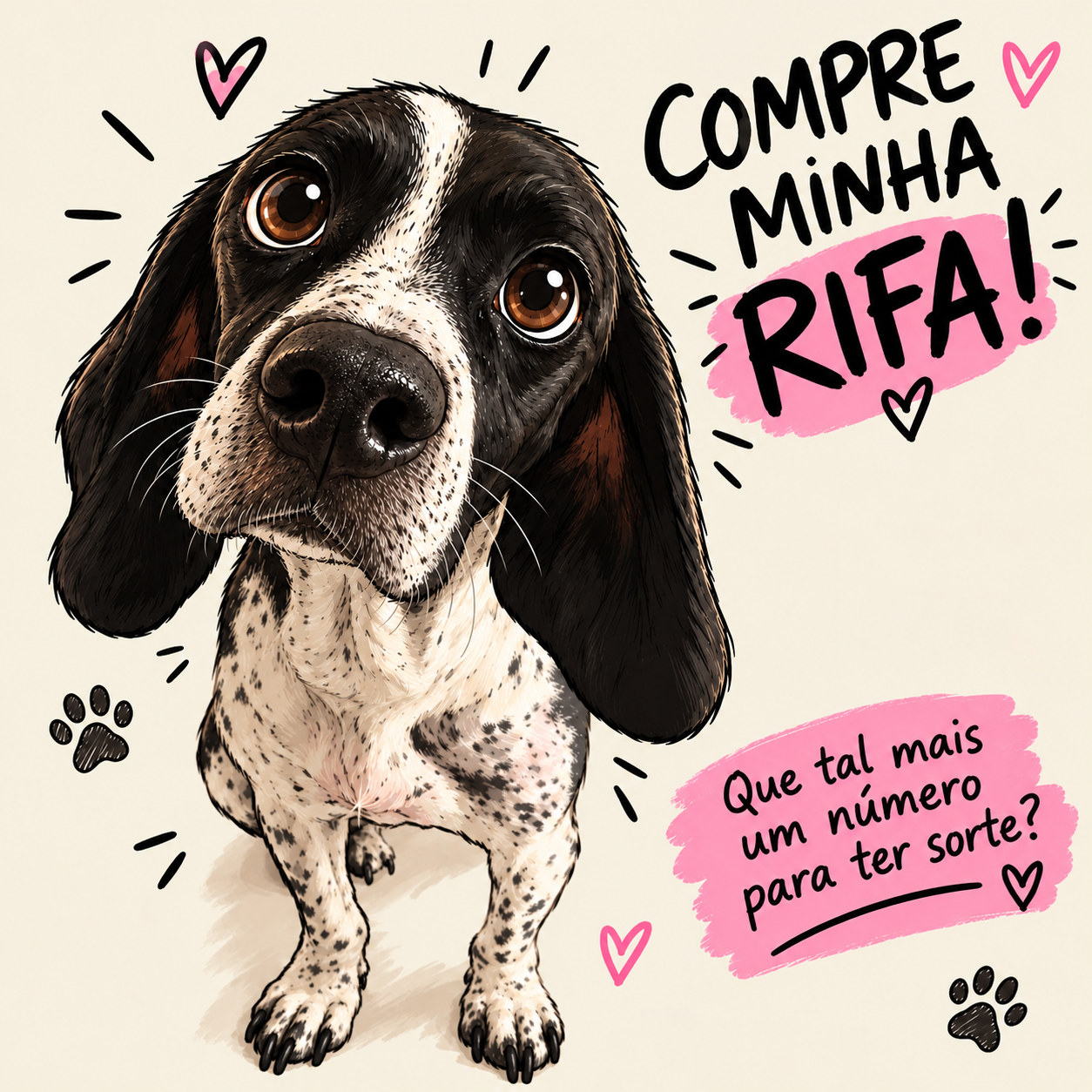Compre minha rifa — ajude a Minnie